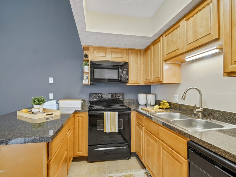 TGM Worthington Green Apartments Kitchen Island 7