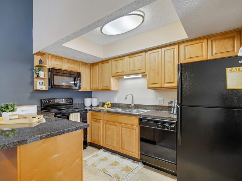 TGM Worthington Green Apartments Kitchen Island 8