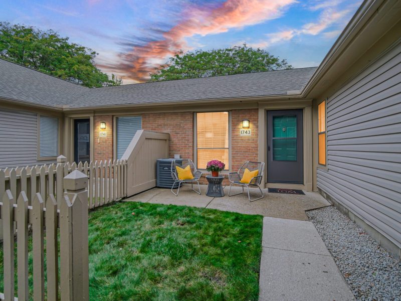 TGM Worthington Green Apartments Private Patio with Lawn Area 2